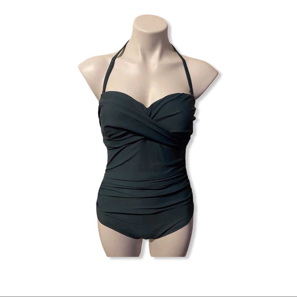 Merona Women's Black One Piece Swimsuit